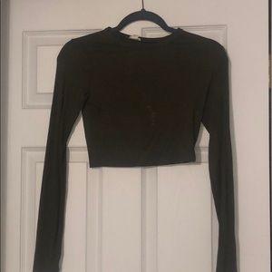 dark green kylie tee from Garage